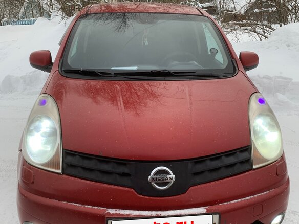 2008 Nissan Note I, красный, 455000 рублей