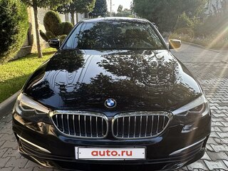 2017 BMW 5 серии 520d VII (G30/G31/G38), чёрный, 2790000 рублей, вид 4