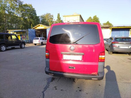 2008 Volkswagen Transporter, красный, 850000 рублей, вид 1
