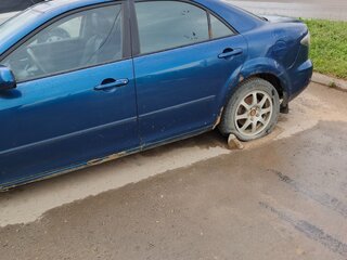 2005 Mazda 6 I (GG), зелёный, 200000 рублей, вид 3