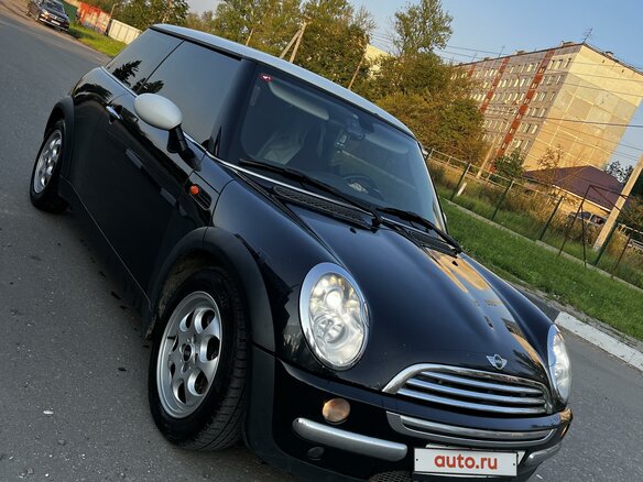 2003 Mini Hatch Cooper I (R50), чёрный, 450000 рублей - вид 1