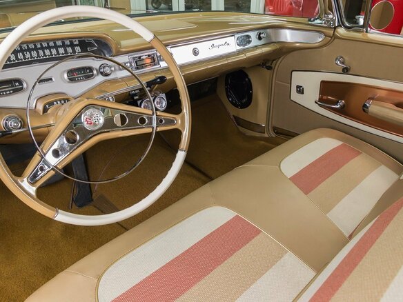 1958 Chevrolet Impala II, коричневый - вид 12