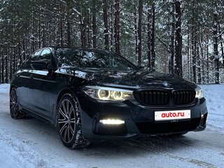 2018 BMW 5 серии 520i VII (G30/G31/G38), чёрный, 3000000 рублей, вид 3