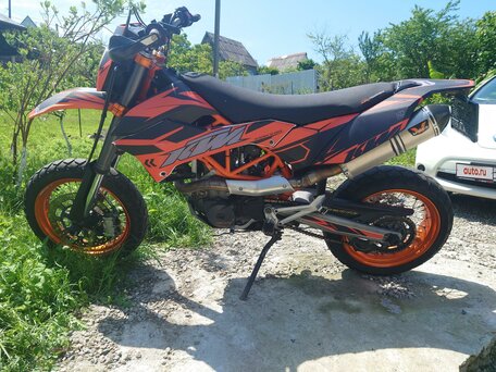 2012 KTM 690 SMC R, оранжевый, 450000 рублей, вид 2