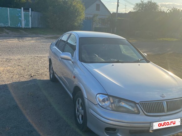 2001 Nissan Sunny N16, серебристый, 350000 рублей
