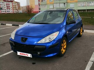 2006 Peugeot 307 I Рестайлинг, синий, 425068 рублей, вид 1