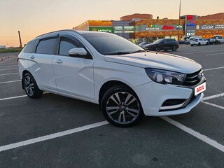 2021 Lada (ВАЗ) Vesta SW I, белый, 1200000 рублей, вид 4