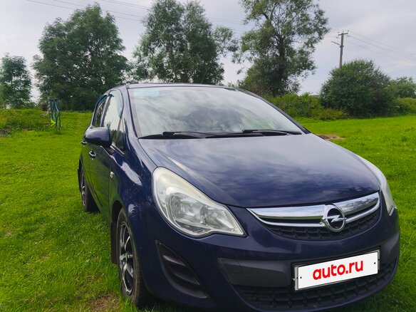 2012 Opel Corsa D Рестайлинг II, синий - вид 2
