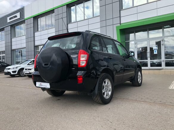 2014 Chery Tiggo (T11) I Рестайлинг (FL), чёрный - вид 4