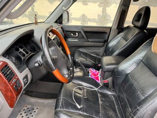 2002 Mitsubishi Montero III, серебристый, 550000 рублей, вид 4