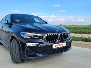 2019 BMW X6 M50i III (G06), синий, 6500000 рублей, вид 2