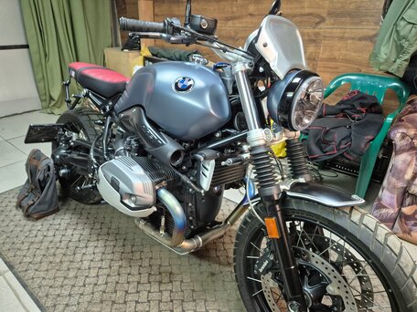 2019 BMW R Nine T Scrambler, серый, 1750000 рублей, вид 5