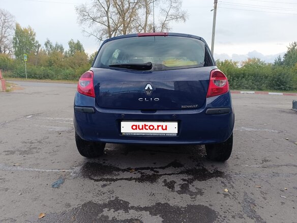 2008 Renault Clio III, синий, 450000 рублей - вид 3