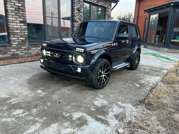2012 Lada (ВАЗ) 2121 (4x4) I Рестайлинг, синий, 1800000 рублей - вид 4