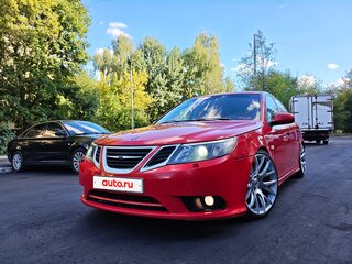 2007 Saab 9-3 II Рестайлинг, красный, 800000 рублей, вид 1