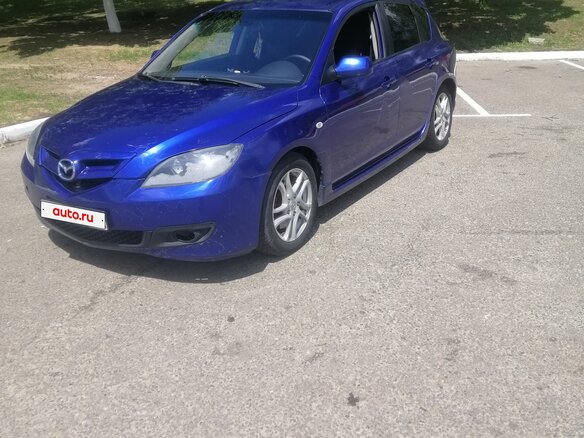 2007 Mazda 3 I (BK) Рестайлинг, синий, 290000 рублей