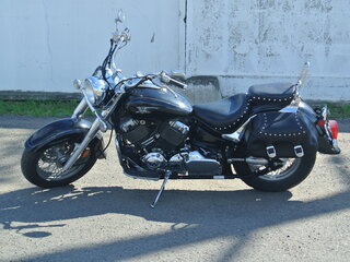 2009 Yamaha XVS650 Drag Star, чёрный, 490000 рублей, вид 1