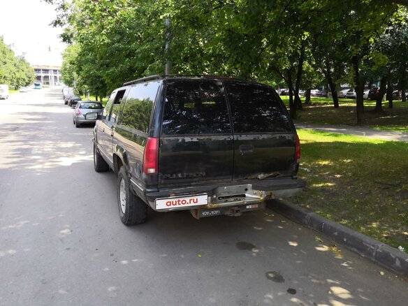 1995 GMC Suburban, чёрный - вид 2