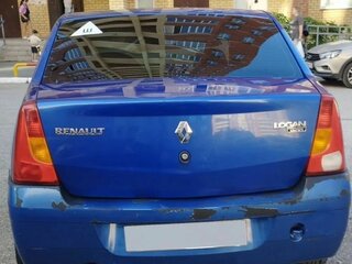 2008 Renault Logan I, синий, 150000 рублей, вид 2