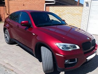 2013 BMW X6 35i I (E71) Рестайлинг, красный, 1999000 рублей, вид 1