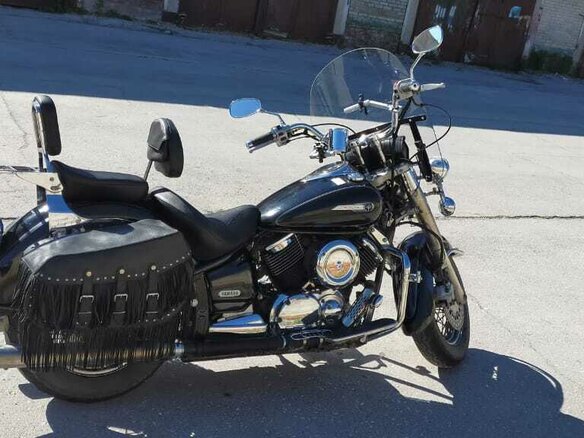 2002 Yamaha XVS1100, чёрный, 545000 рублей - вид 4