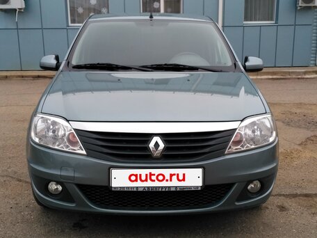 2013 Renault Logan I Рестайлинг, синий, 740000 рублей, вид 3