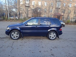 2001 Mercedes-Benz M-Класс 270 I (W163) Рестайлинг, синий, 820000 рублей, вид 4