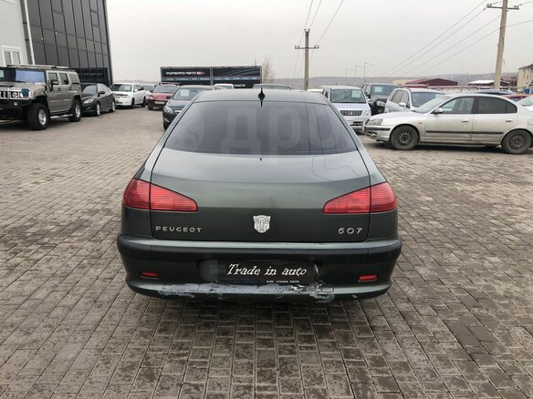 2003 Peugeot 607 I, зелёный, 850000 рублей - вид 7