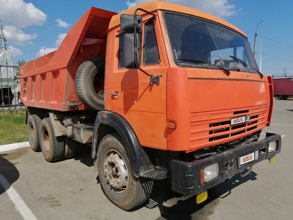 2011 КамАЗ 5511, оранжевый - вид 2