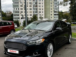 2014 Ford Fusion (North America) II, чёрный, 1250000 рублей, вид 2