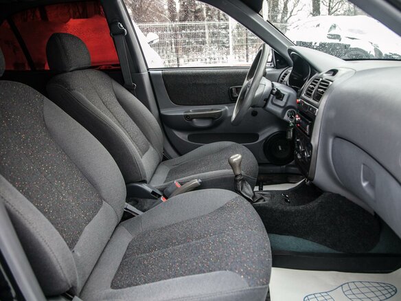 2007 Hyundai Accent ТагАЗ II, чёрный - вид 11