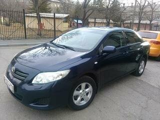 2008 Toyota Corolla X (E140, E150), синий, 930000 рублей, вид 1