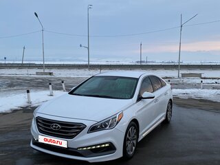 2015 Hyundai Sonata VII (LF), белый, 1650000 рублей, вид 1