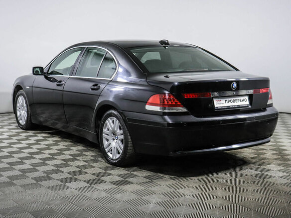 2004 BMW 7 серии 730d IV (E65/E66), чёрный - вид 6