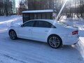 2015 Audi A8 Long III (D4) Рестайлинг, белый - вид 7