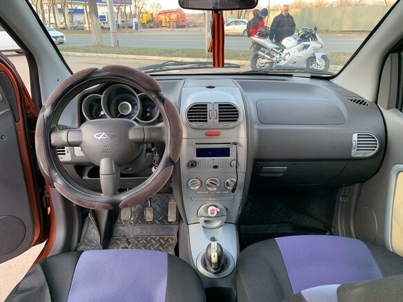 2008 Chery Kimo (A1), золотистый - вид 5