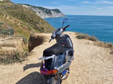 1995 Honda Lead 50, чёрный, 68000 рублей, вид 5