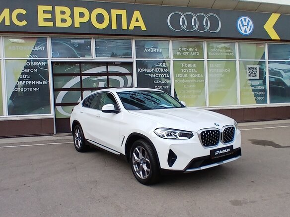 2022 BMW X4 20i II (G02) Рестайлинг, белый, 5595000 рублей - вид 1