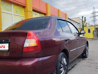2008 Hyundai Accent ТагАЗ II, красный, 370000 рублей, вид 2
