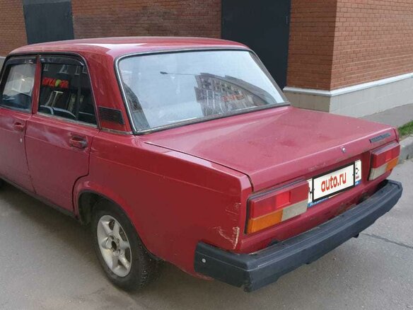 2007 Lada (ВАЗ) 2107, пурпурный - вид 4