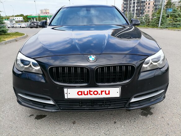 2014 BMW 5 серии 520i VI (F10/F11/F07) Рестайлинг, чёрный, 1630000 рублей