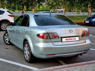 2006 Mazda 6 I (GG) Рестайлинг, серебристый, 490000 рублей, вид 4