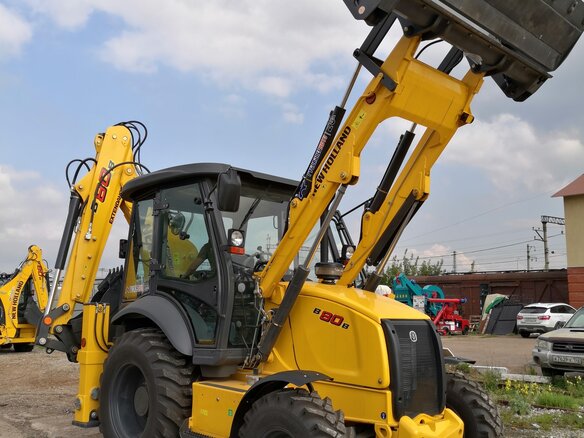 2023 New Holland B80B, жёлтый - вид 10