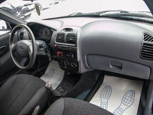 2007 Hyundai Accent ТагАЗ II, чёрный - вид 7