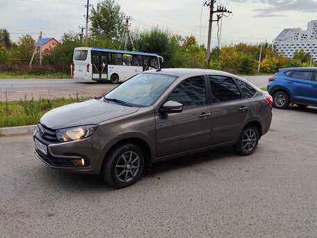 2021 Lada (ВАЗ) Granta I Рестайлинг, коричневый, 615000 рублей, вид 2