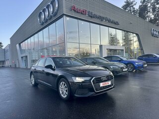 2019 Audi A6 45 TFSI V (C8), чёрный, 3800000 рублей, вид 2