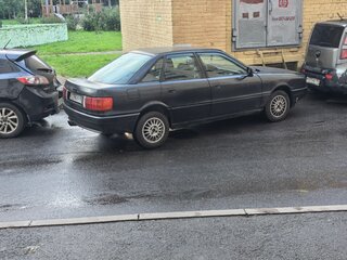 1991 Audi 80 IV (B3), чёрный, 100000 рублей, вид 5