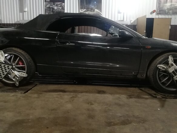 1997 Mitsubishi Eclipse II, чёрный, 2450001 рублей - вид 10