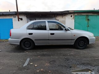 2004 Hyundai Accent ТагАЗ II, серебристый, 470000 рублей, вид 2