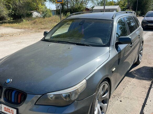 2005 BMW 5 серии 520d V (E60/E61), синий, 1100000 рублей